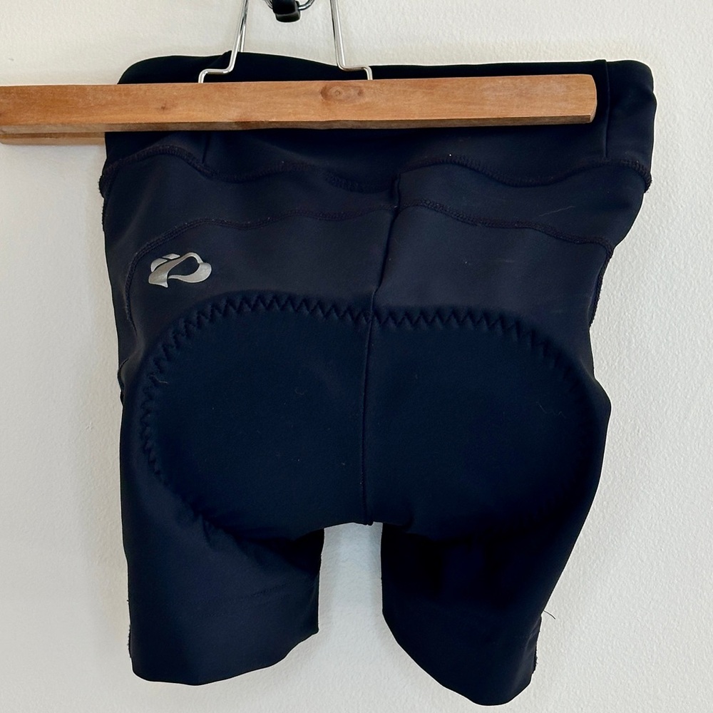 Pearl Izumi Sugar 5” Cycling Shorts – Women’s XS (Black w/ Cobalt Blue Liner)